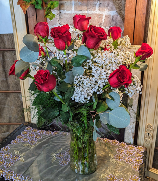 Long Stem Red Roses