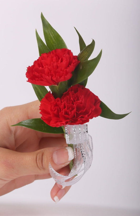 MINI CARNATION BOUTONNIERE{ CHOOSE YOUR COLORS}