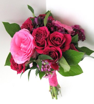 pink rose clutch